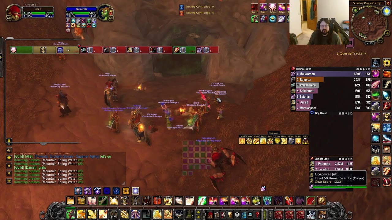 SE chill run with the guild.