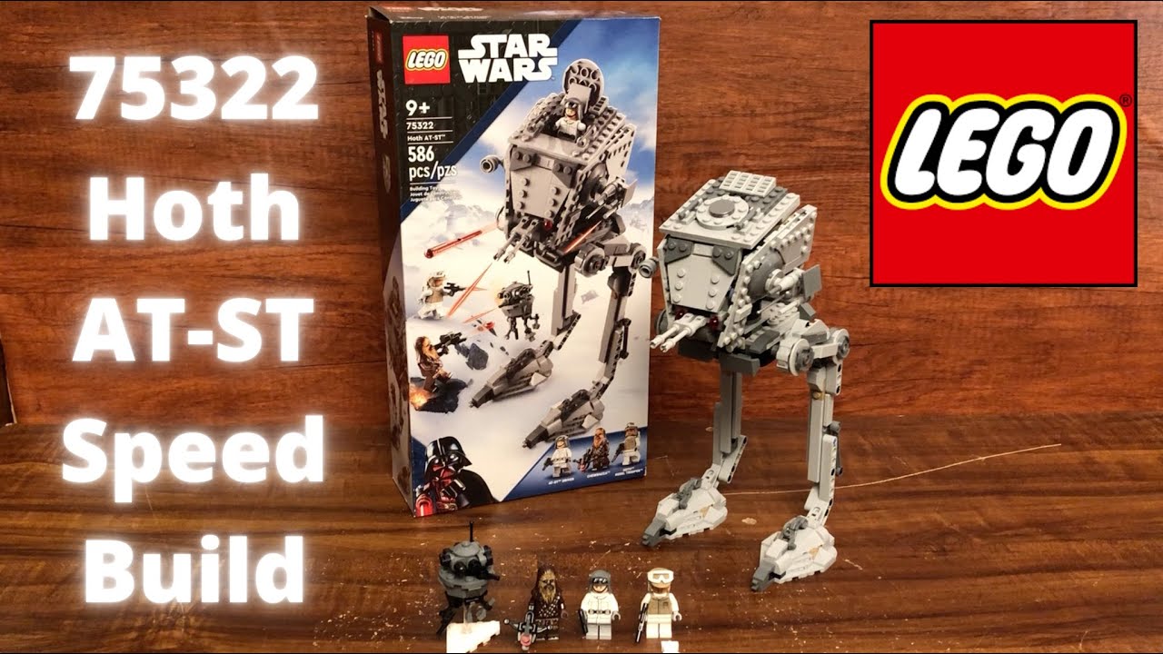 LEGO Star Wars 75322 Hoth AT-ST Time-lapse Speed Build