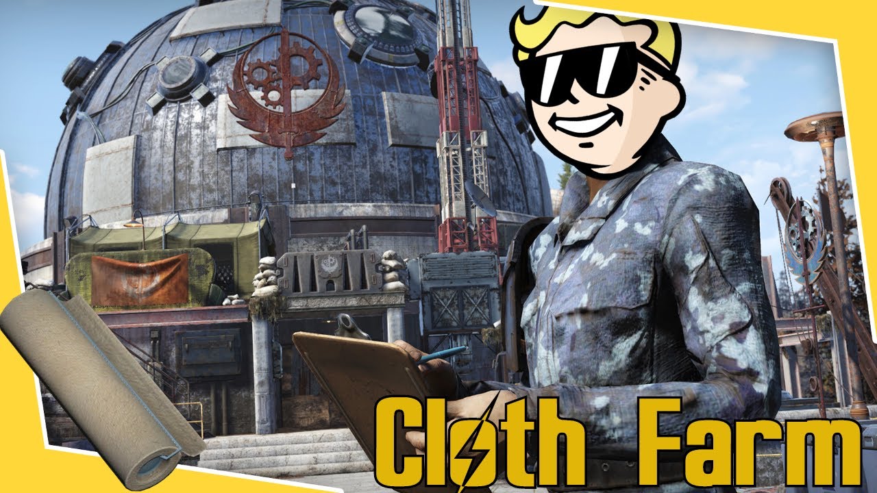 Fallout 76 - How To Farm Cloth!