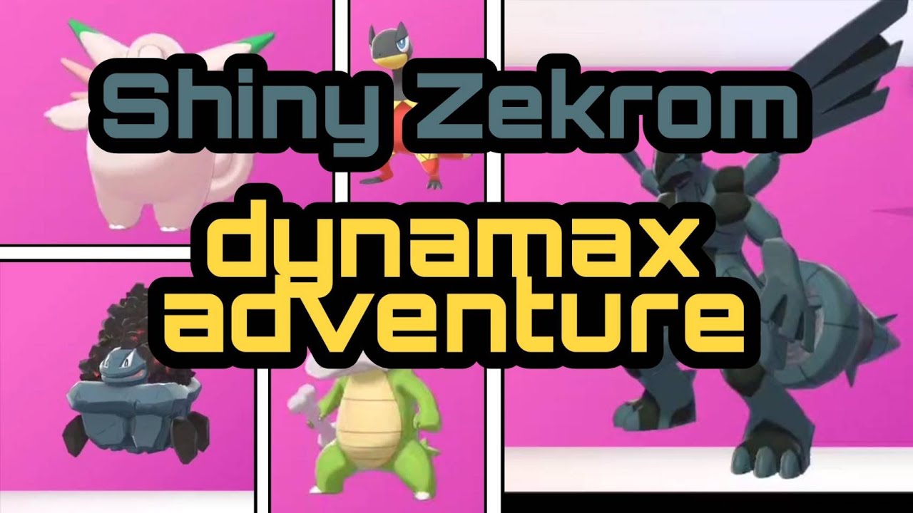 5 shiny for Zekrom shiny hunt in dynamax adventure