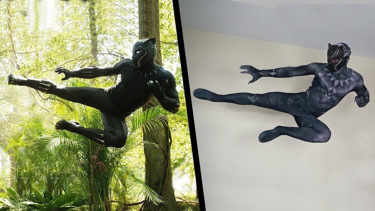 Я попробовал трюки «Чёрной пантеры» в реальной жизни! (Wakanda Forever)