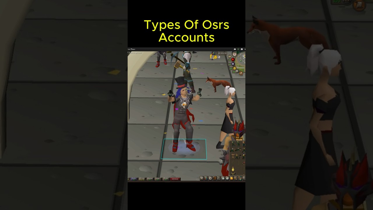 Different Types of Runescape Accounts  #oldschoolrunescape #osrs #runescape
