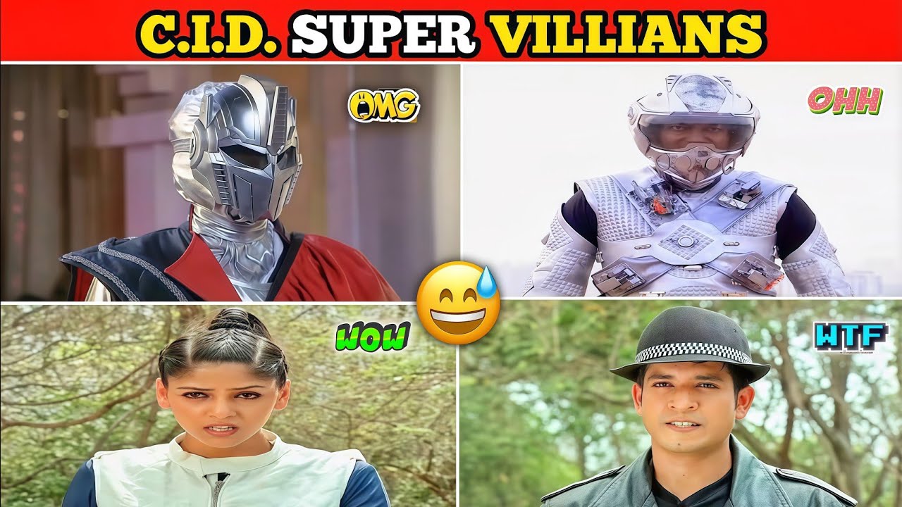 CID Ke Funny Villian | Funniest Super Villians Of CID