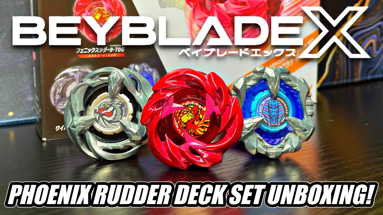 BEYBLADE X - PHOENIX RUDDER DECK SET UNBOXING!