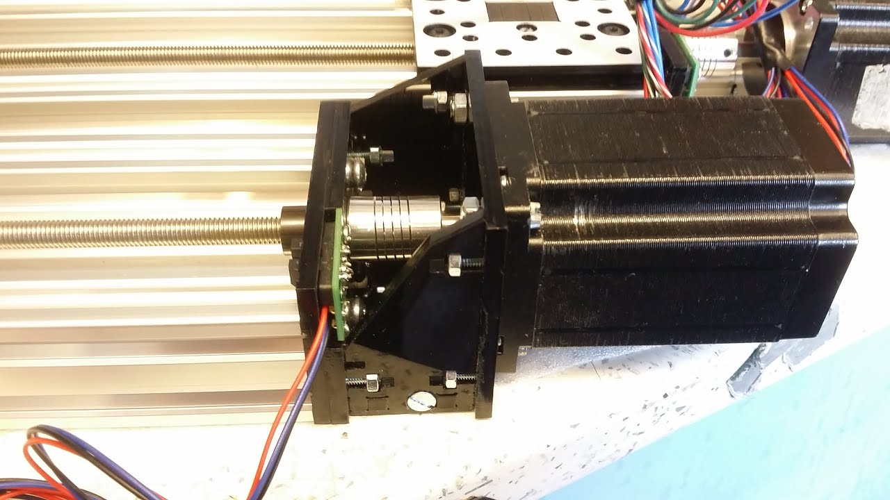 Stronger motor mount for C-Beam: Cnc router blog 5
