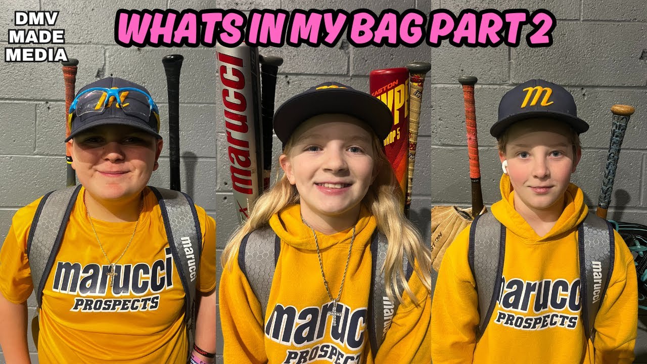 What’s in my BAG Part TWO! Marucci Prospects 12U