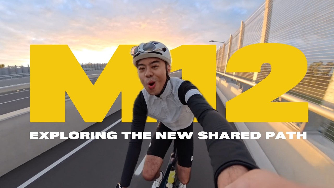 Cycling on the NEW M12 Shared Path