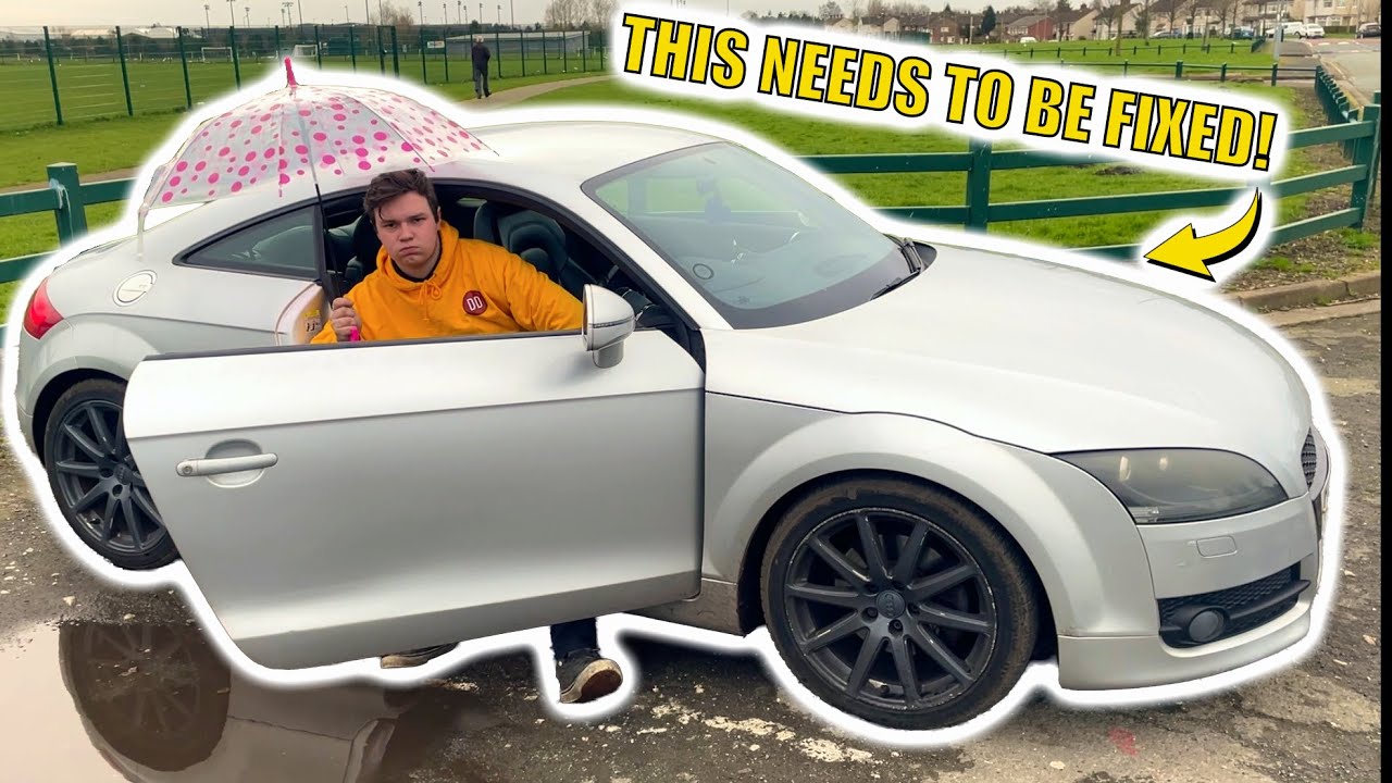УСТРАНЕНИЕ ПРОТЕЧКИ ВОДЫ AUDI TT MK2!