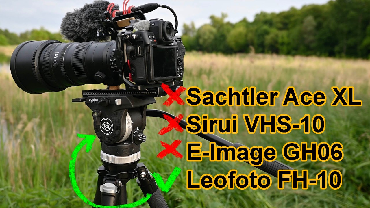 Leofoto FH-10 initial review, an alternative to Sachtler Ace XL, Sirui VHS-10, E-image GH06