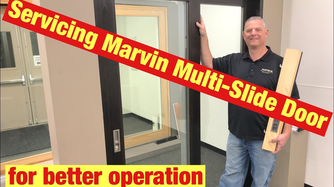 Обслуживание раздвижной двери Marvin Ultimate Multi-Slide