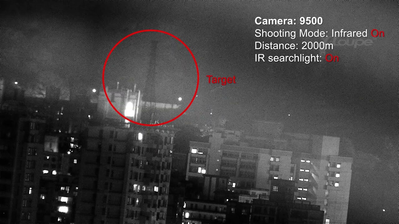 2000m distance with or without IR searchlight