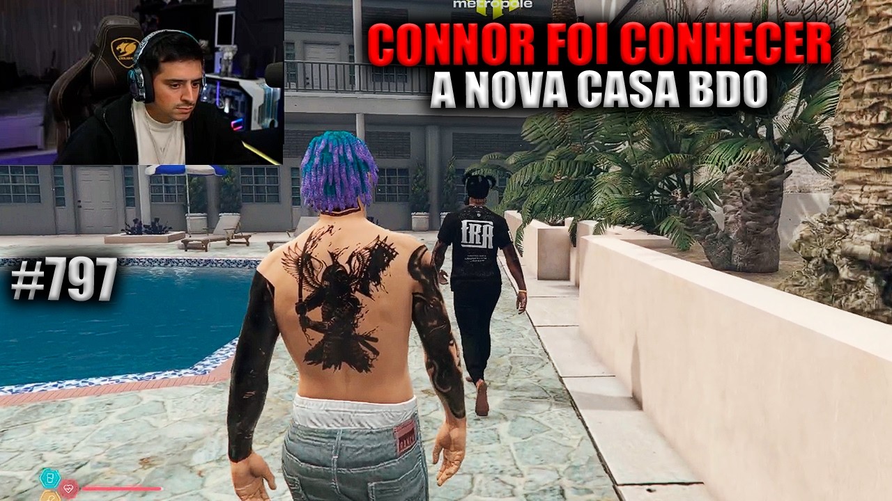 CONNOR FOI CONHECER A NOVA CASA BDO! EP 797
