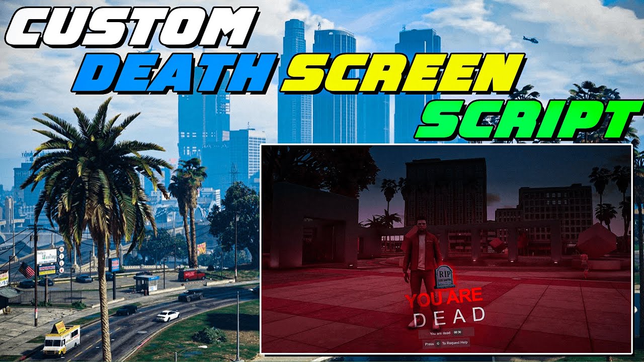 Free Custom Death Screen Script | Death Screen | QBCore/ESX | FiveM Tutorial #186