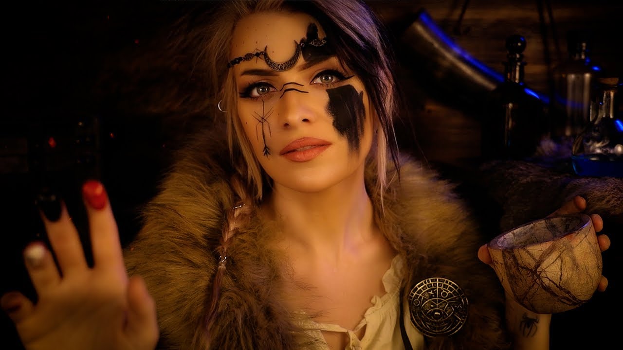 Viking Princess Prepares You For Battle | Doing Your Battle Paint ASMR