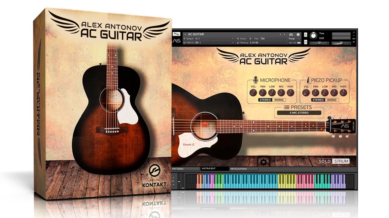 Акустическая гитара VST | Alex Antonov AC Guitar KONTAKT