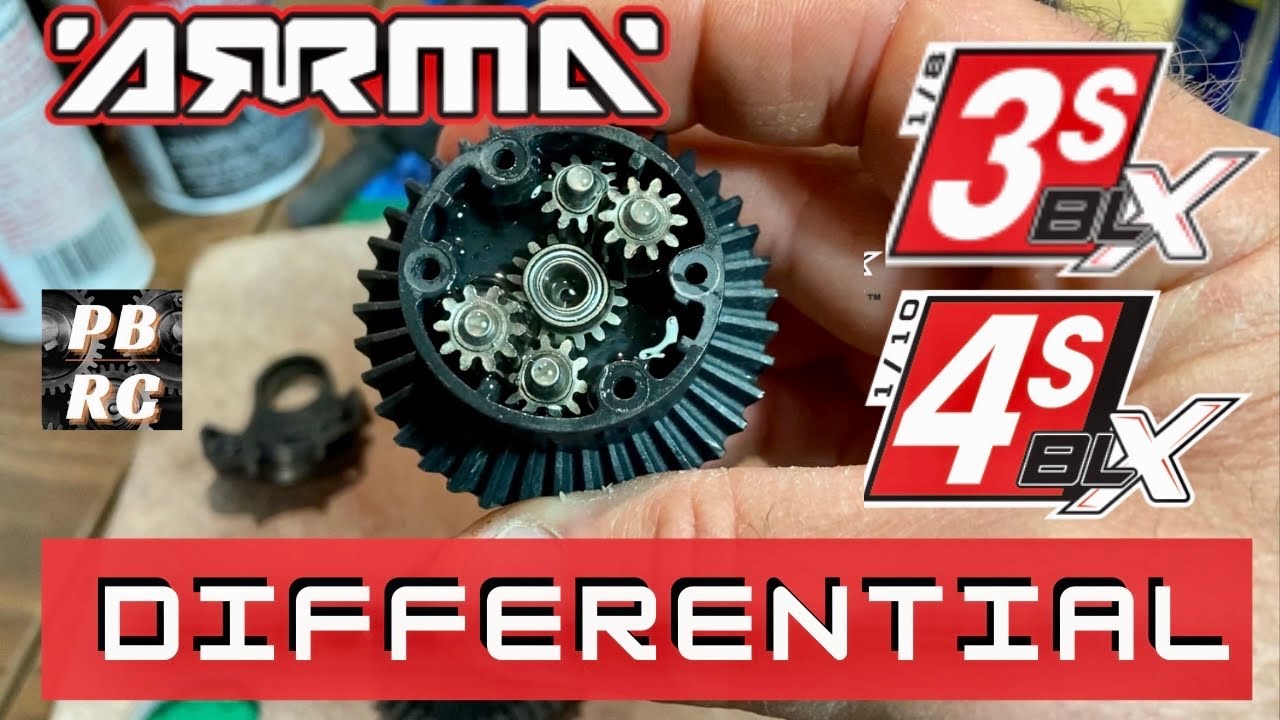 ARRMA HOW-TO: 3S AND 4S DIFF REBUILD | GEARS, BEARING, GREASE AND DIFF FLUID.