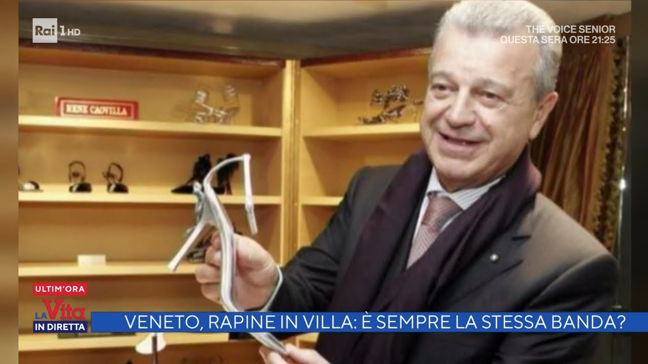 Veneto, rapine in villa: è sempre la stessa banda - La vita in diretta 10/12/2021