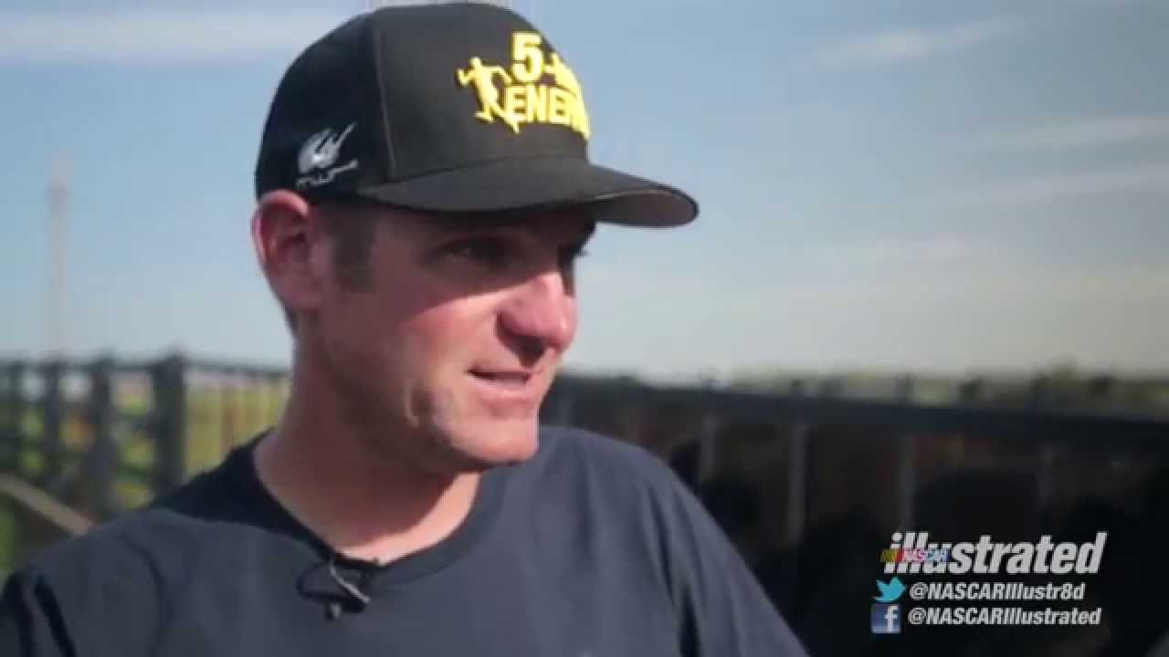 On the farm with Clint Bowyer
