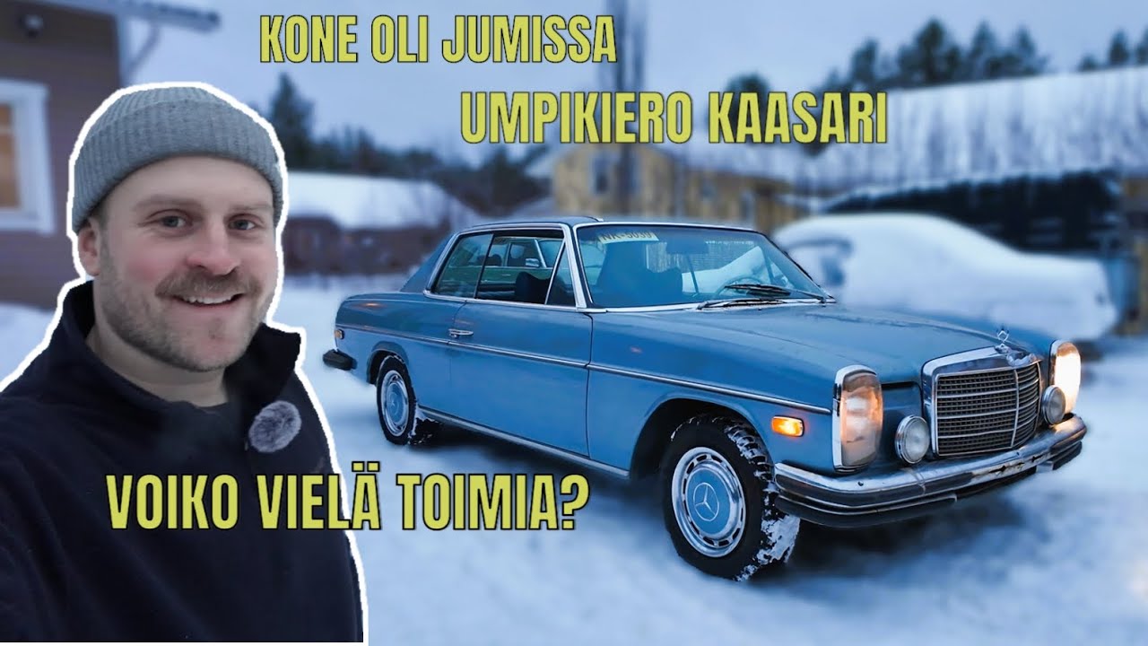 VUOSIKYMMENEN JÄLKEEN JENKKICOUPE VIHDOIN TIELLE?! | W114 EKAT AJOT