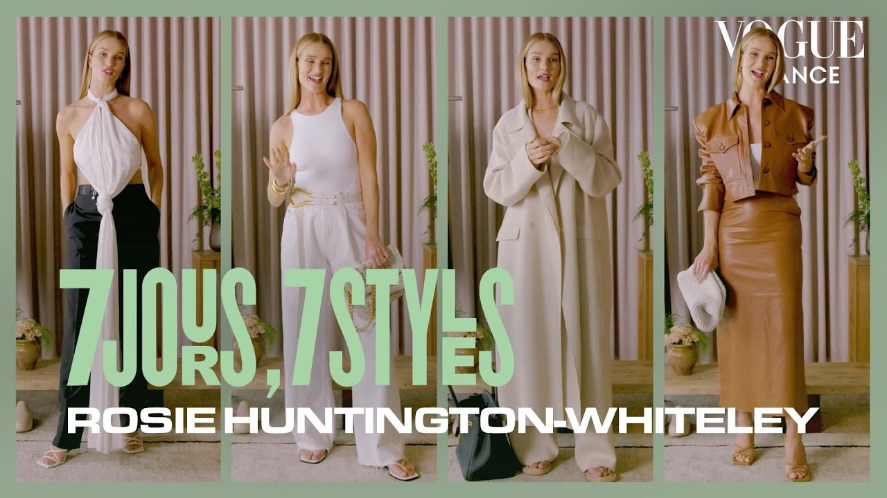 Comment Rosie Huntington-Whiteley s'habille-t-elle chaque jour ? | Vogue France