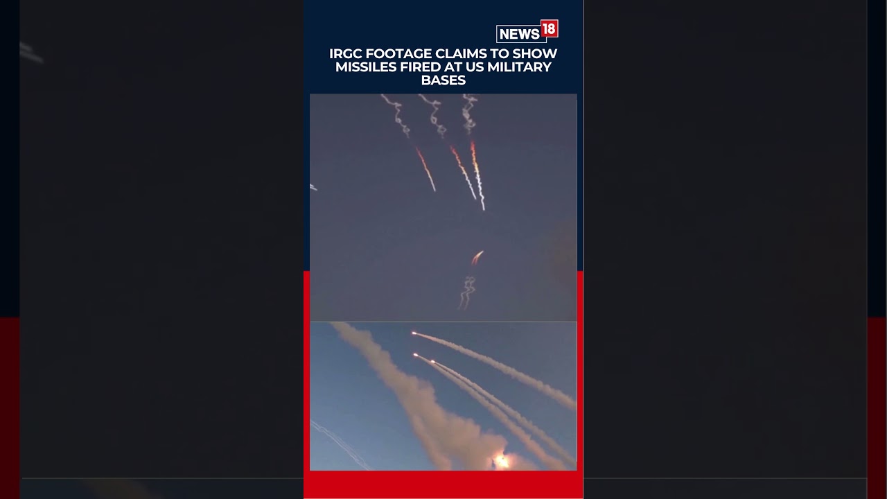IRGC Releases Missile Launch Footage After Claimed Strikes On US Military Bases | Iran-US War | N18S