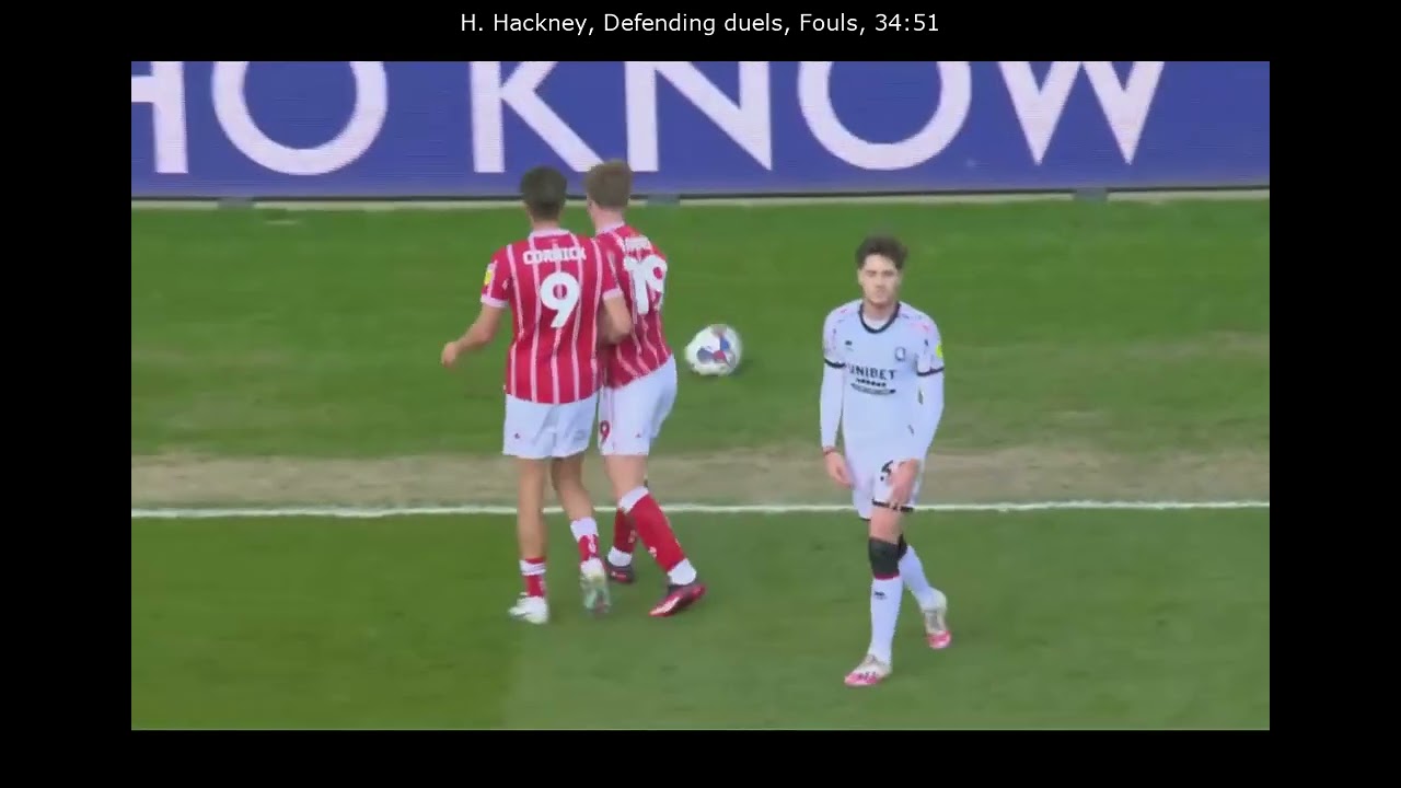 Hayden Hackney |  Bristol City vs Middlesbrough 2023-04-10 Match Highlight | Every Touch