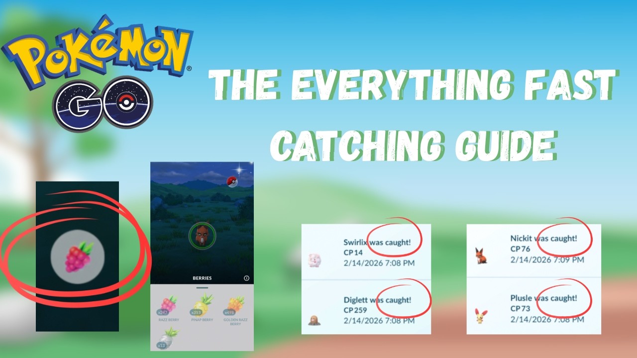 Everything You Need to Know About FAST CATCHING in Pokémon GO