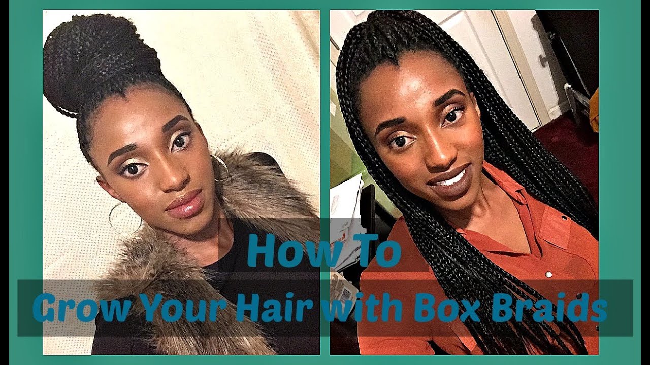 GROW HAIR FAST with Box Braids!!!
