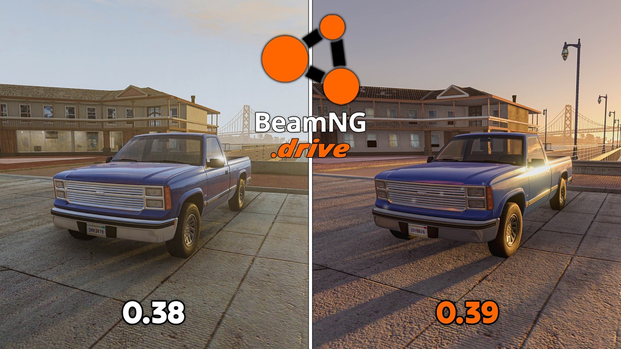 BeamNG 0.38 vs 0.39 - Graphics and Details Comparison