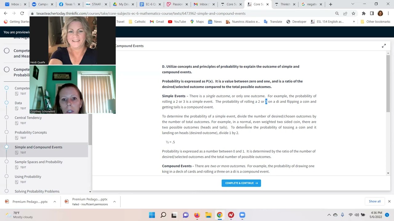 Core Subjects EC6 Math Free Probability and Statistics Video