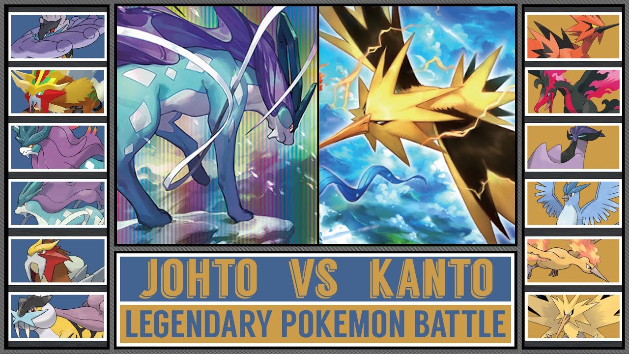LEGENDARY BEASTS vs LEGENDARY BIRDS | Legendary Pokémon Battle
