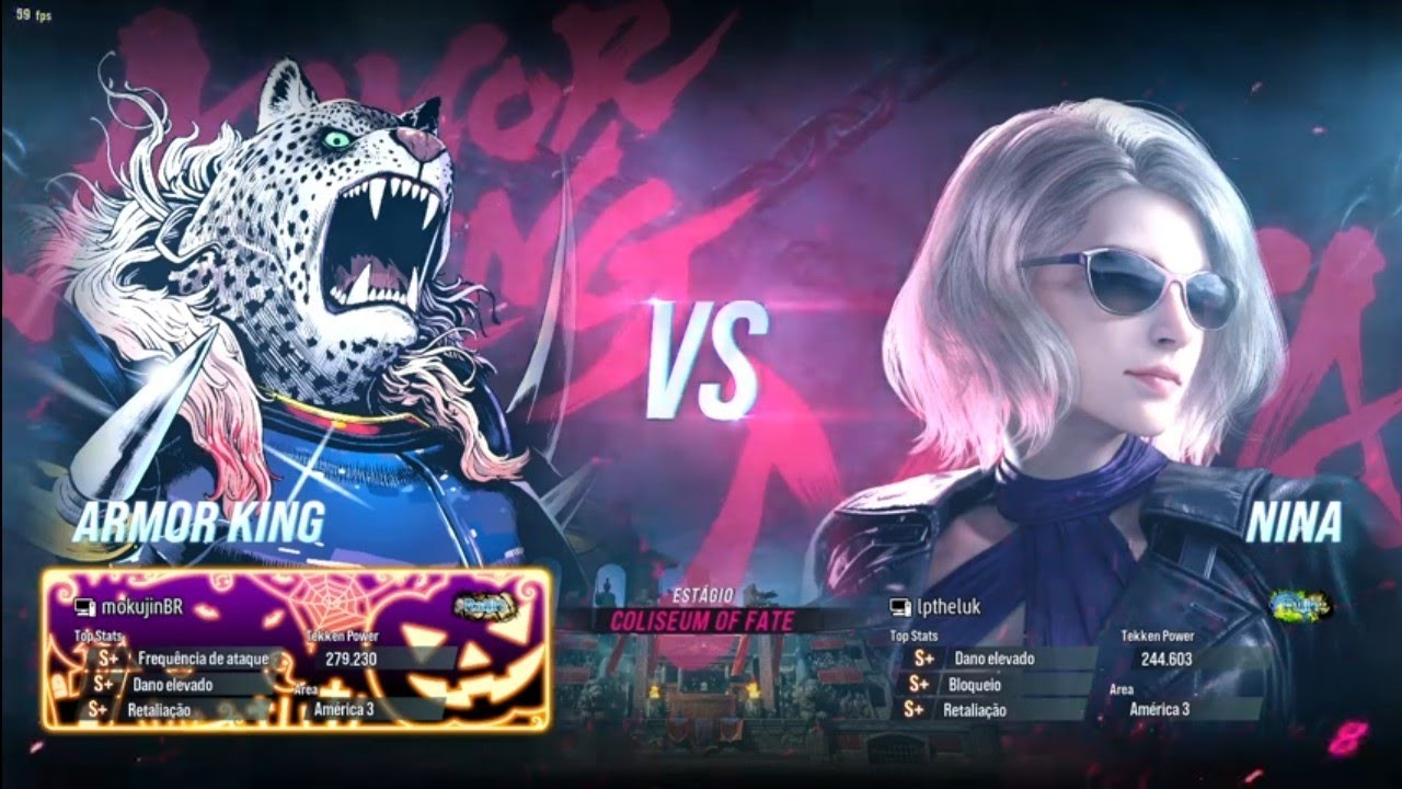 ARMOR KING VS NINA FT 10 TEKKEN 8