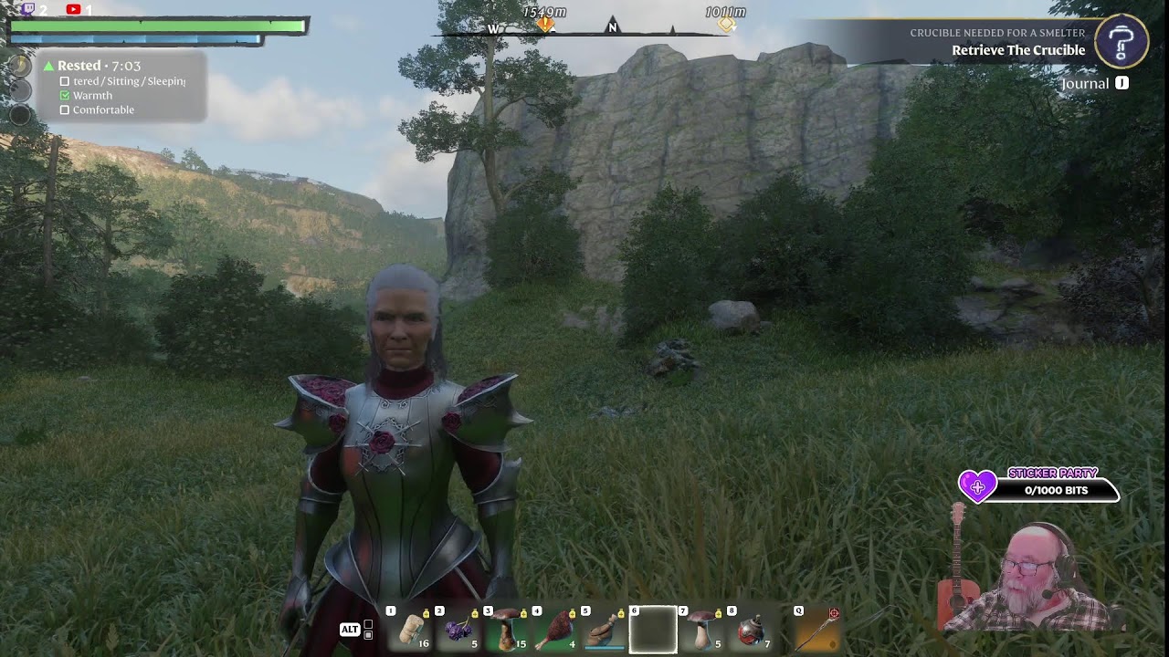 Enshrouded  [18+] Survival Hard mode as a wizard! Drop all on death.