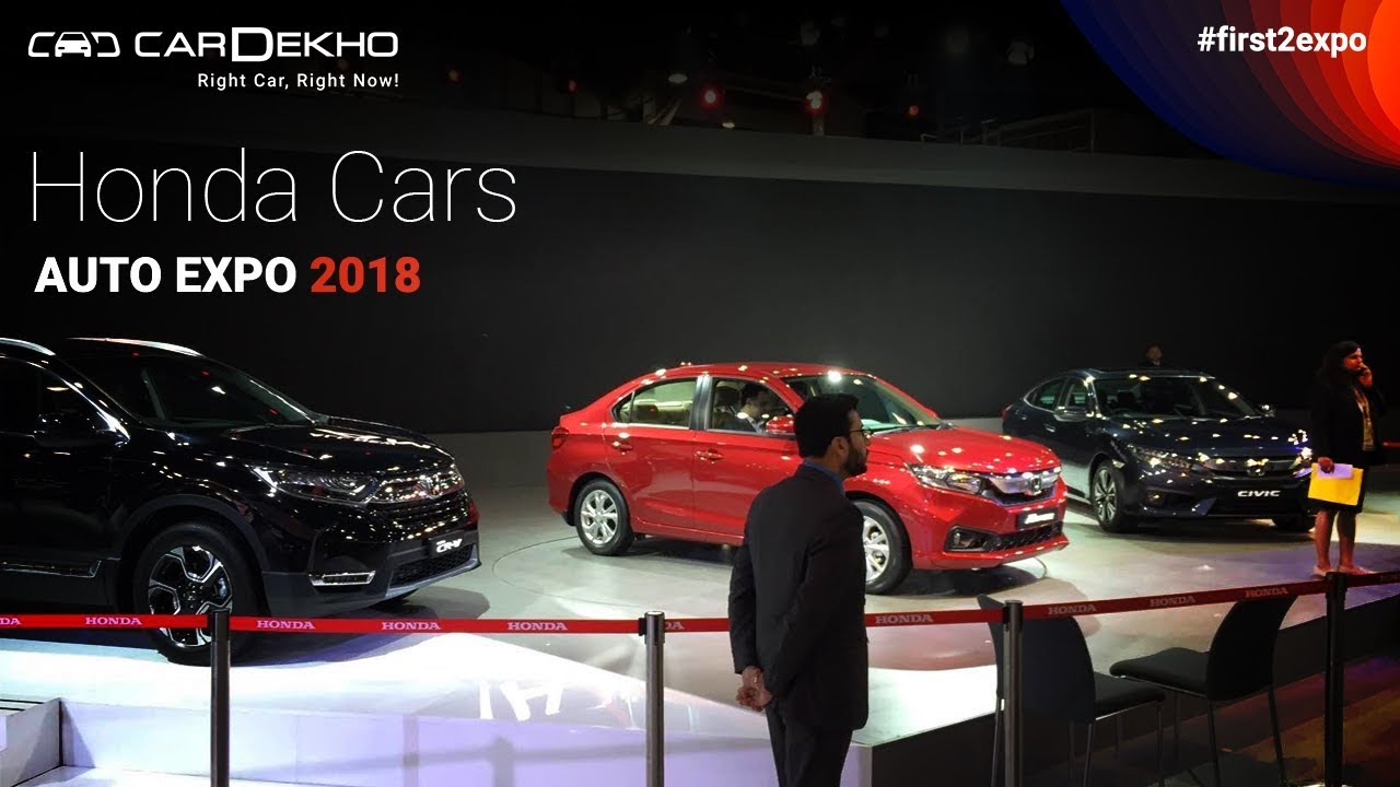 Honda Latest Cars at Auto Expo 2018 | Amaze, CR-V, Civic
