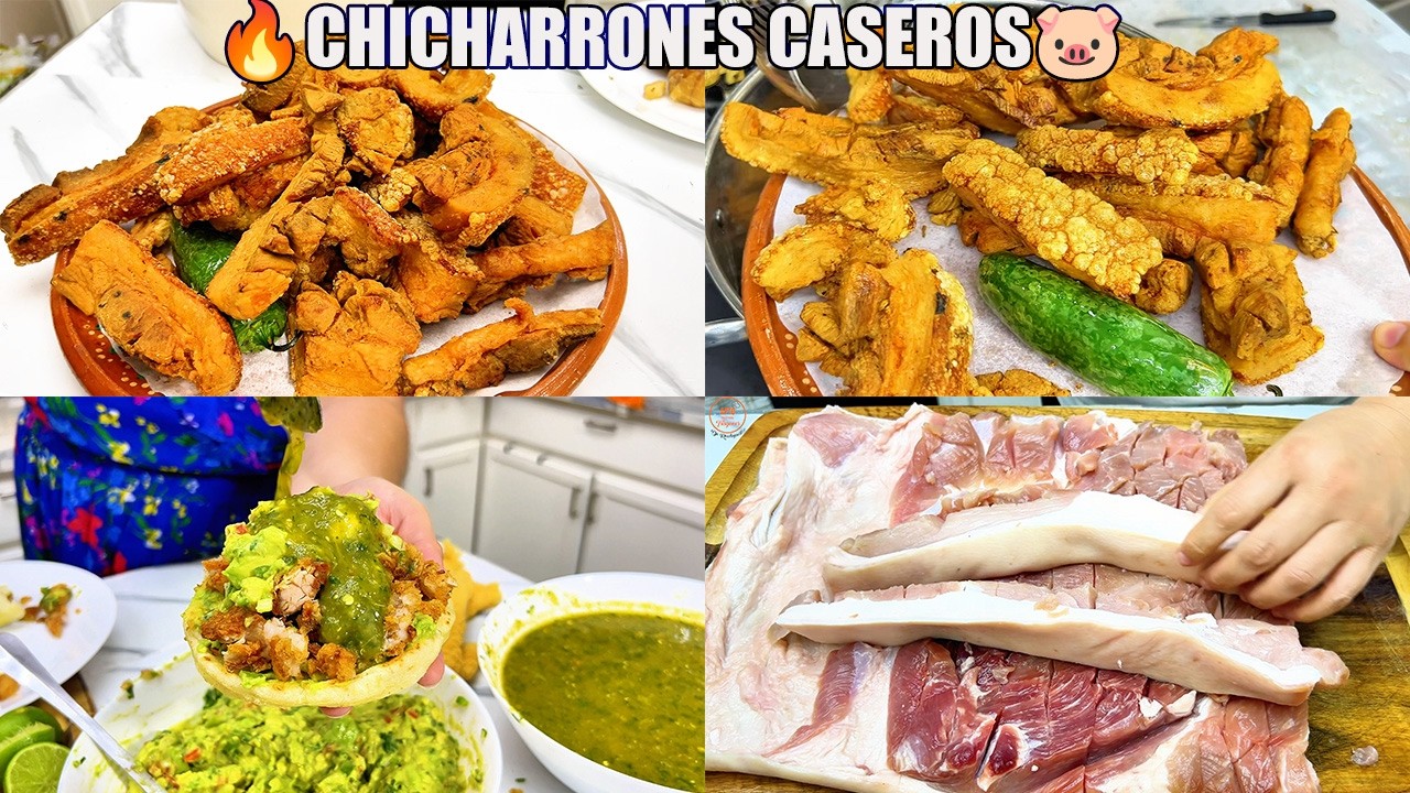 🔥💥Chicharrones CRUJIENTES | Receta Paso a Paso🐷✨