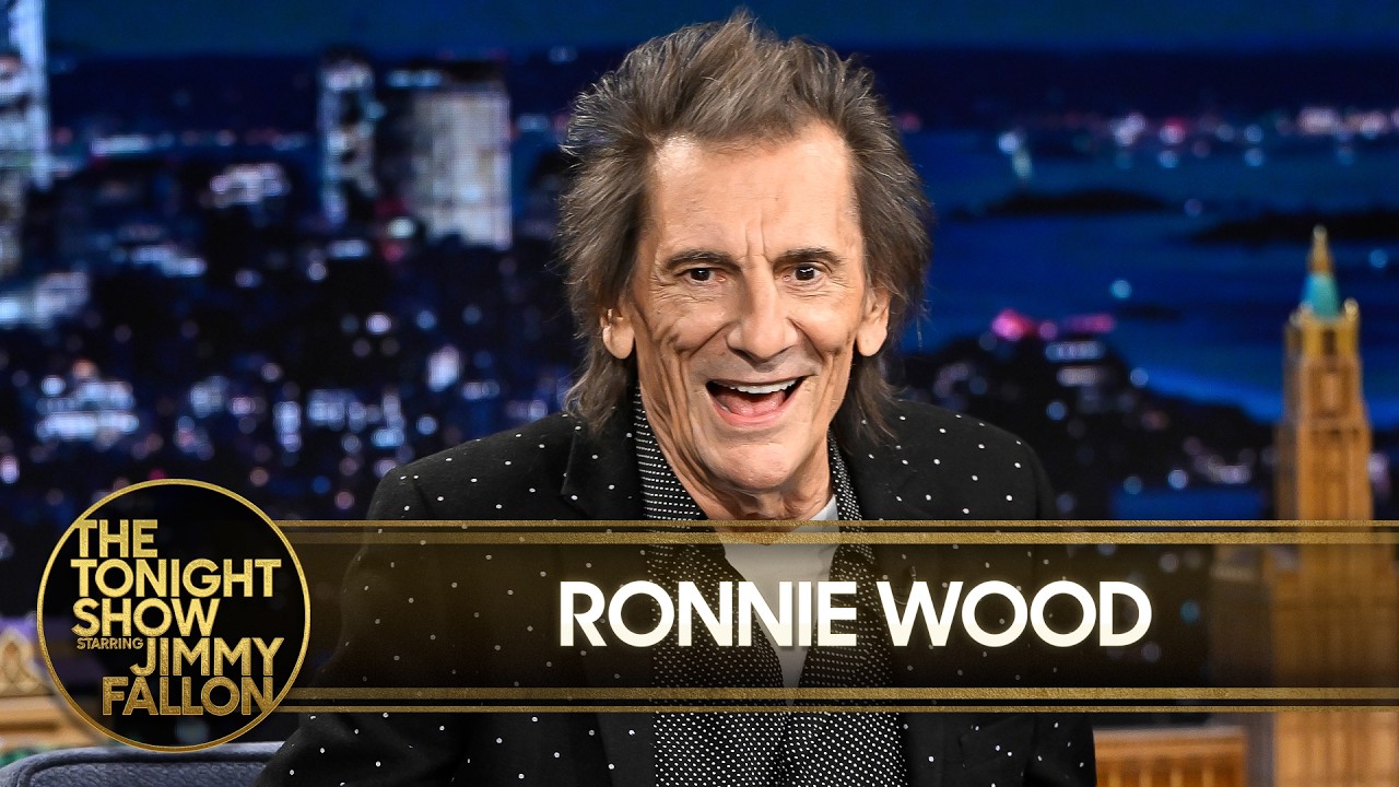 Ronnie Wood and Jimmy Jam Out on Harmonicas, Talk The Rolling Stones' Foreign Tongues | Tonight Show