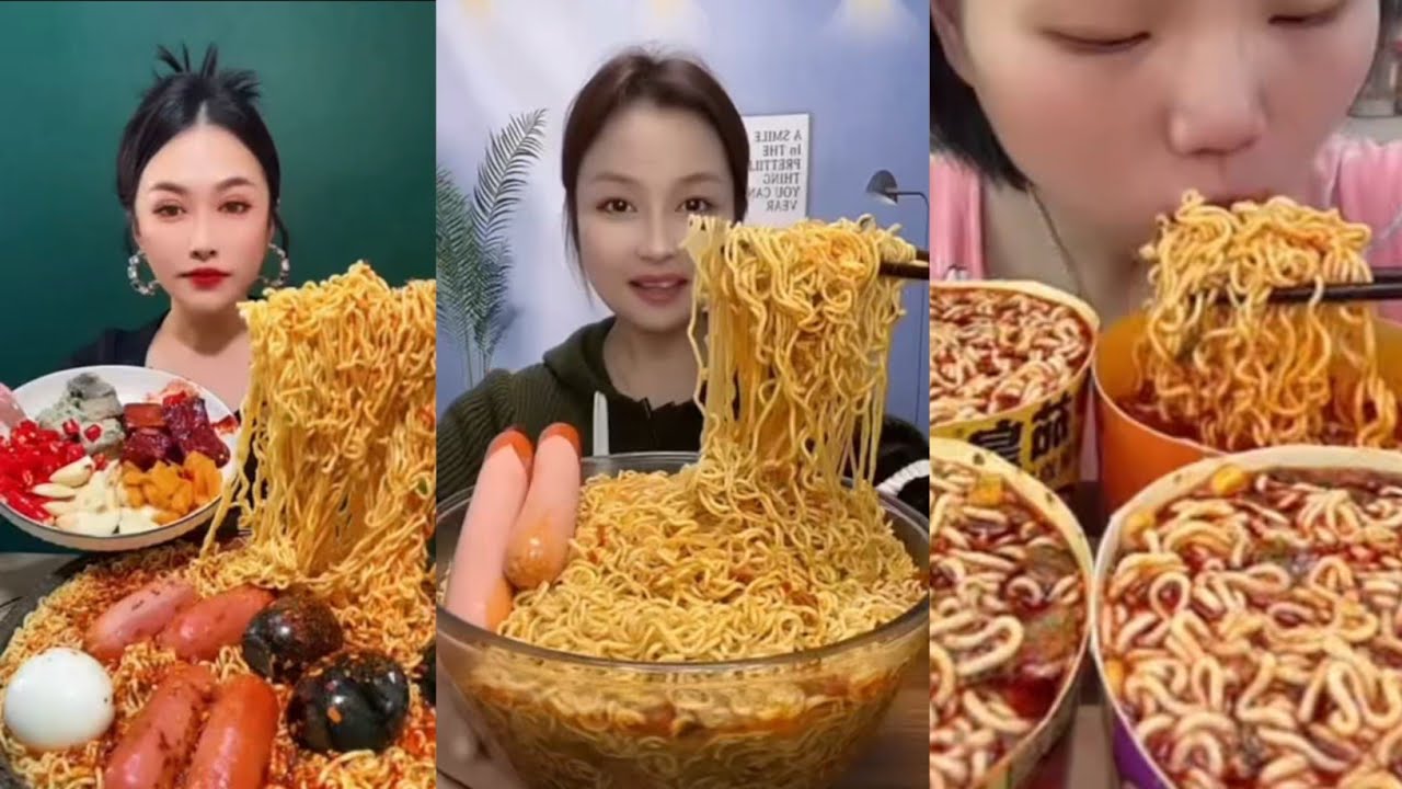 [ MUKBANG ASMR ] Ep 05 Massive Fire Noodles Challenge!! 🔥 | No Talking ASMR Eating Show 