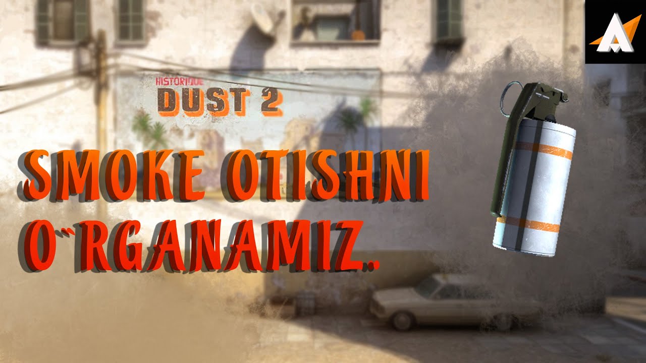 CS GO - [Dust 2] To`gri smoke otishni o`rganamiz! (Raskidka)