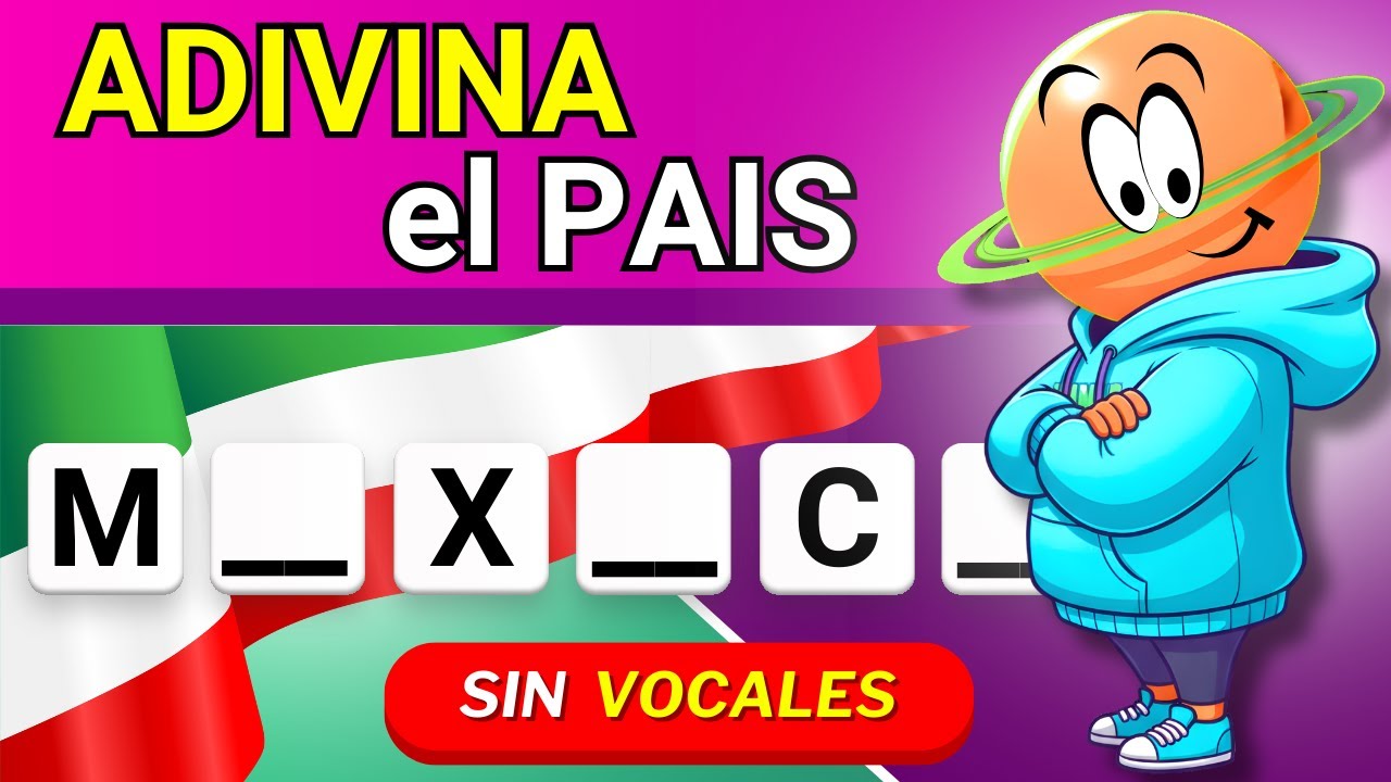 🌍 56 PAÍSES sin vocales ¿Cuántos logras adivinar? 🎯