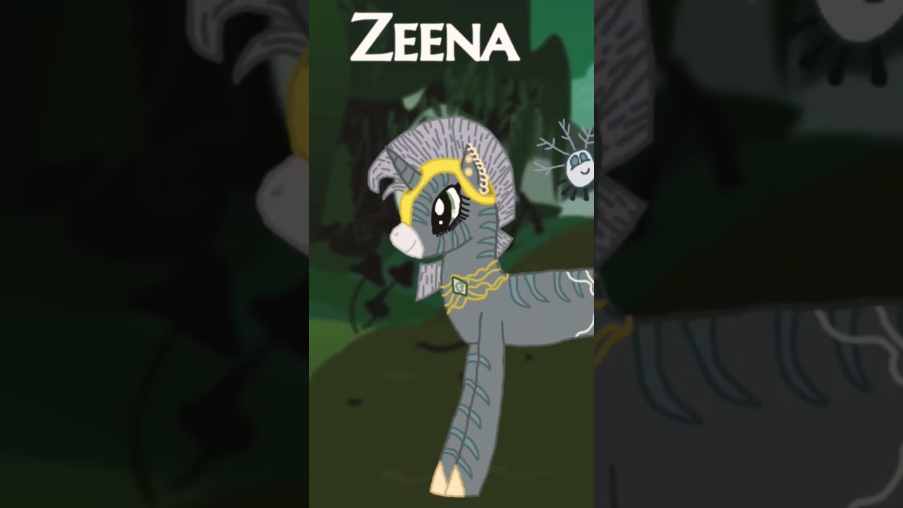 Mlp zebra x unicorn oc Named Zeena #Zebra #Mlp #OC