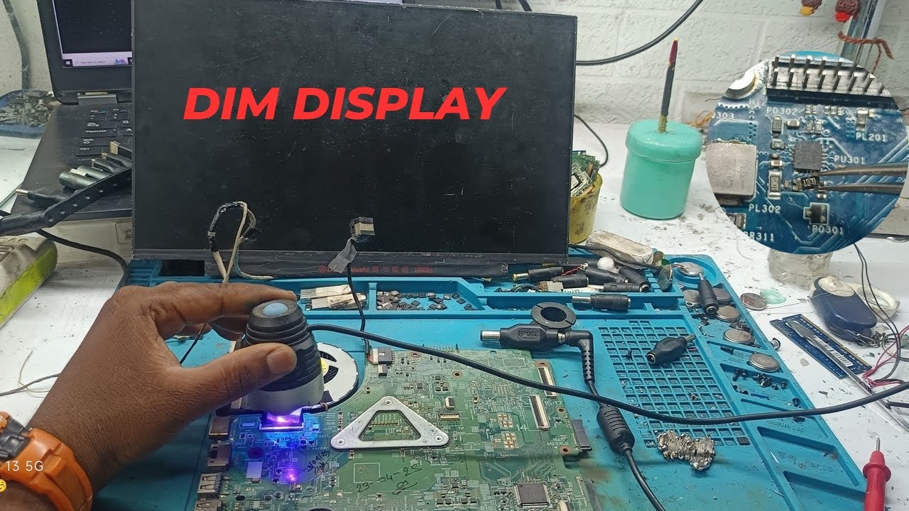 Dell Cedar 13269 - 1  Dim Display Issue