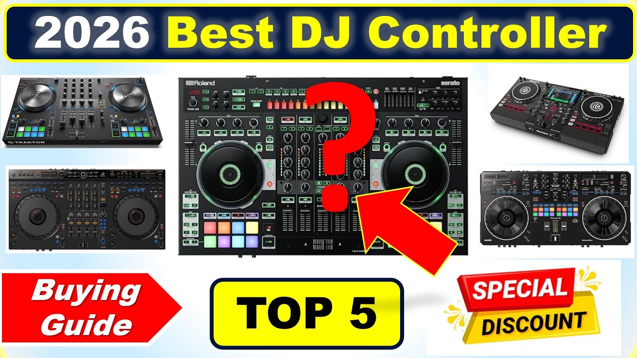 Best DJ Controller in India with Price List 2026 ⚡ सबसे अच्छे डीजे कंट्रोलर ⚡