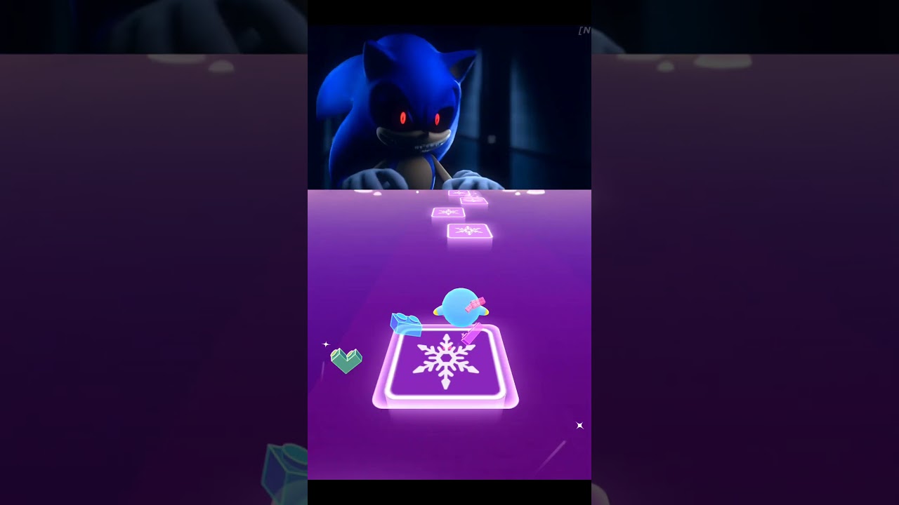 Ding Dong Sonic exe Tiles Hop Music game yt #ytshorts #musicgamesyt #tileshop ☺️☺️