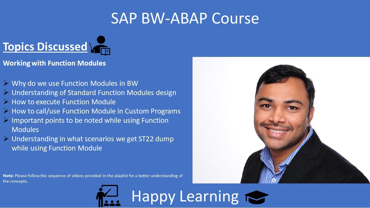 12 Working with Function Module in SAP BW / ABAP Part 1