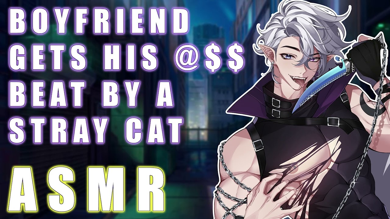 BOYFRIEND GETS HIS @$$ BEAT BY A STRAY CAT | ASMR