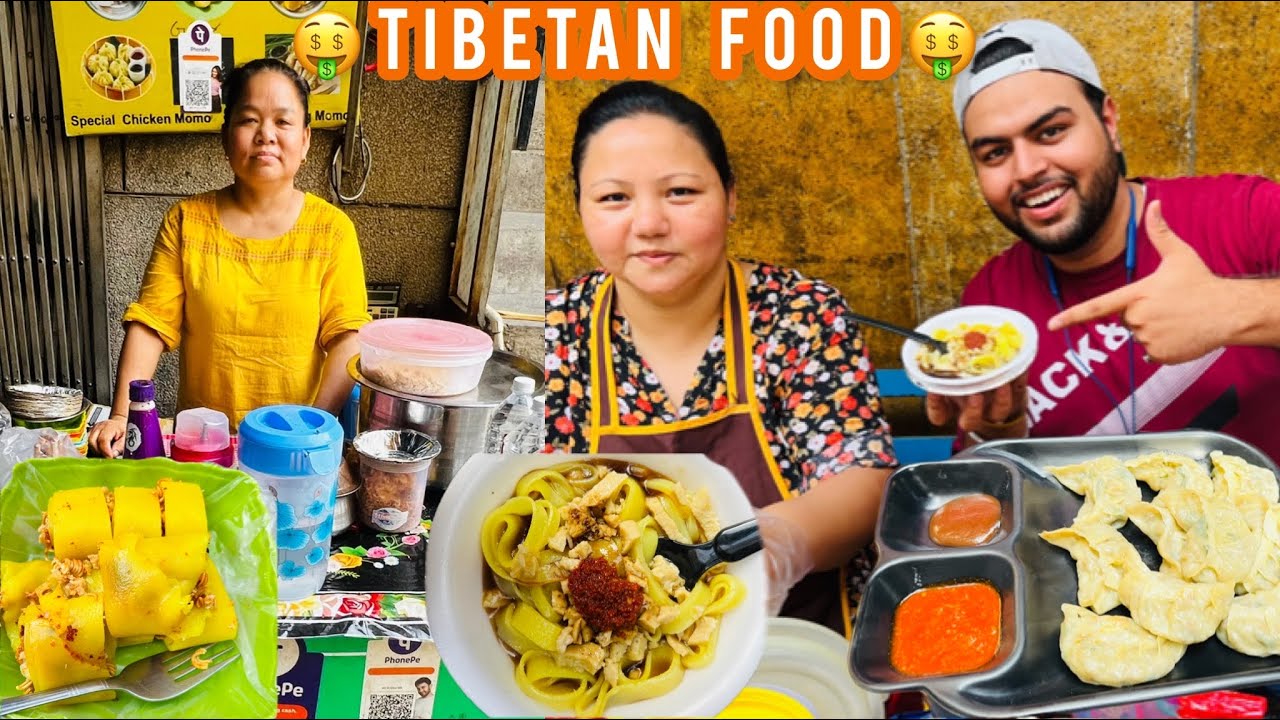 😂Tibetan Laphing 😂 खाओ और 😂Laughter😂 ले जाओ || Unique Food || Majnu Ka Tila 