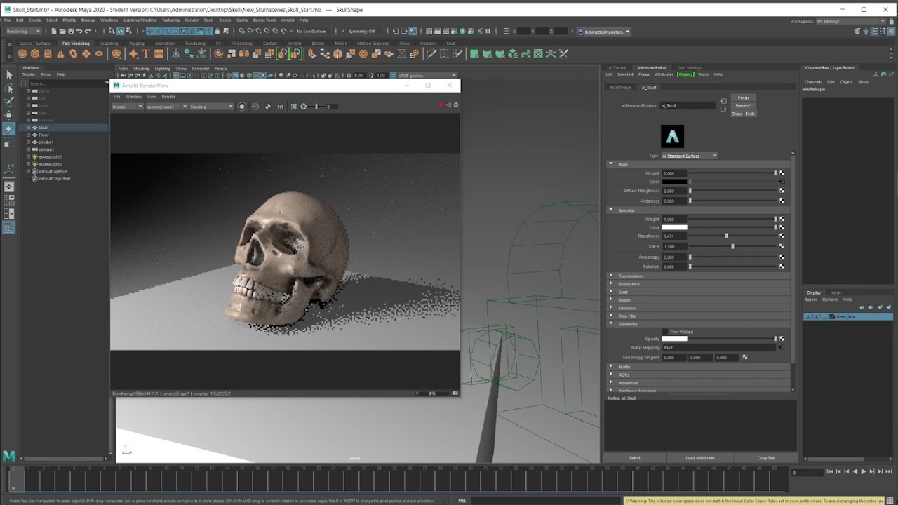 Maya Render Passes and Composite Photoshop