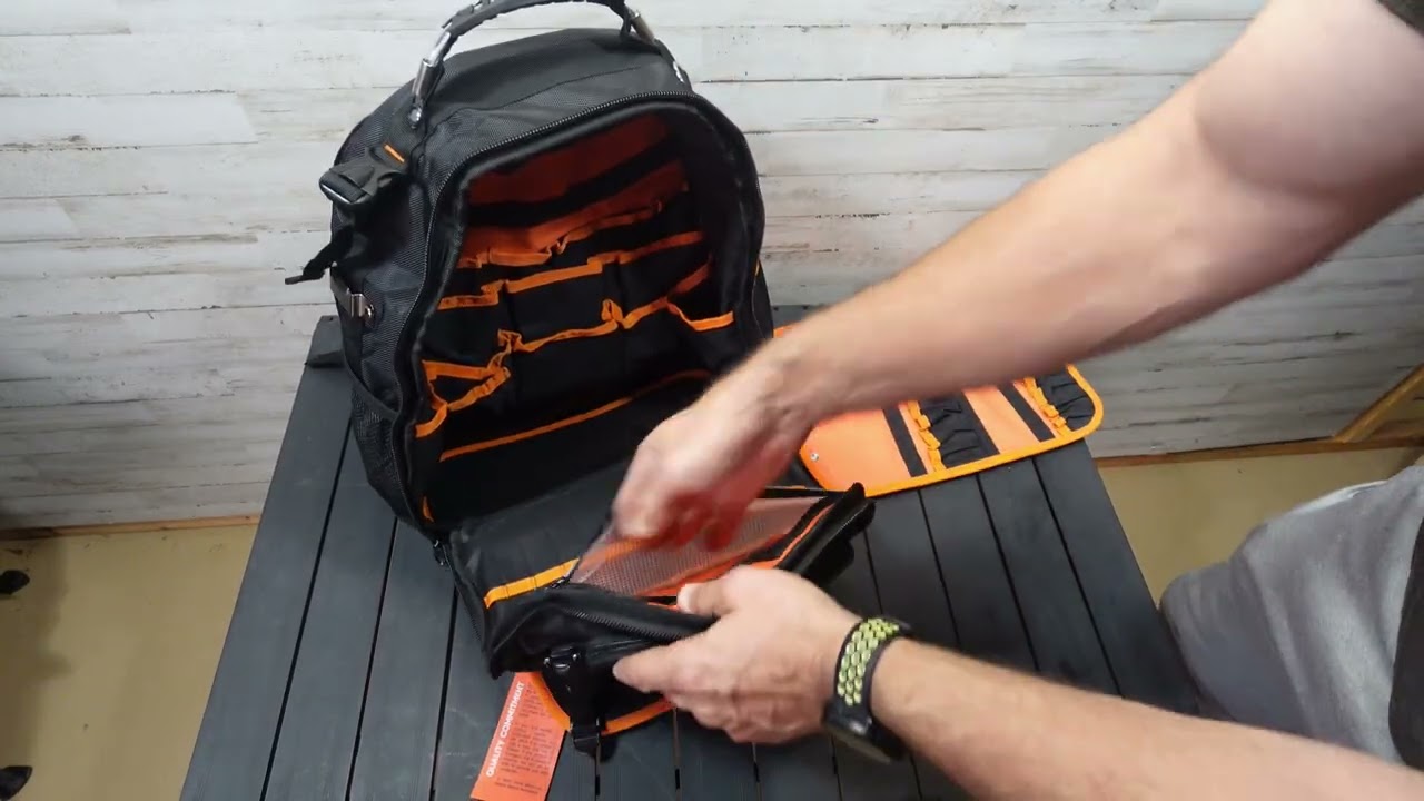 Amazon Tool Bag Backpack Heavy Duty 96-Pocket - Review