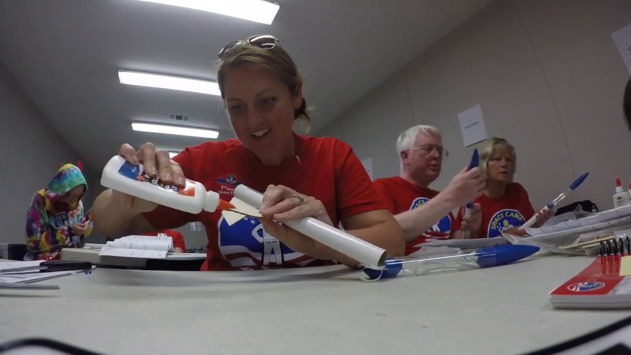 Space Camp Rocket Building (Time Lapse)
