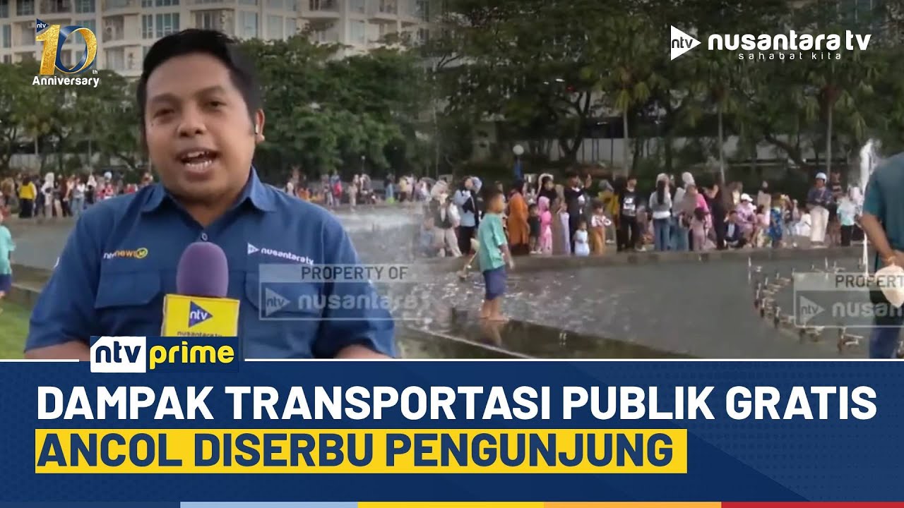Ancol Jadi Magnet Liburan Awal 2026, Transportasi Publik Gratis Dongkrak Kunjungan | NTV PRIME